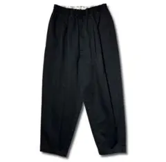 COOTIE / T/C 2 Tuck Easy Ankle Pants 黒