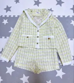 CALNAMUR ツイード セットアップ イエロー