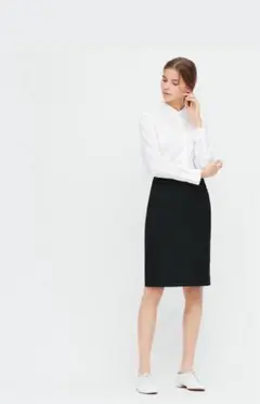 ユニクロ　ストレッチタイトスカート　ブラック 67cm