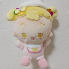 おジャ魔女どれみ ハナちゃん おすわりぬいぐるみ-妹尾あいこ・ハナ ハナちゃん】おジャ魔女どれみ ぬいぐるみキーホルダータグ付 むにゅぐるみパティオ キーホルダー・アクリルキーホルダー