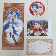 KING OF PRISM一条シン　缶バッジ&フォトカード&ブロマイド