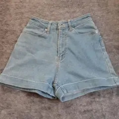 WEGO STANDARD ライトブルー デニムショートパンツ