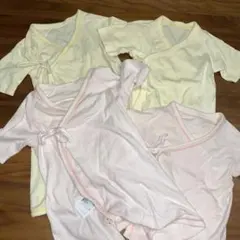 【ユニクロ肌着50-60】新生児用の肌着4枚組セット