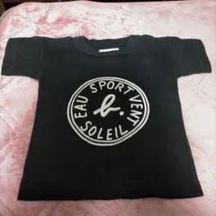 最終お値下げ★アニエスベー★黒 Tシャツ XS95センチ❢