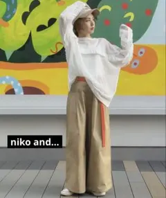 niko and… 2WAYメッシュフリルプルオーバー　美品　M