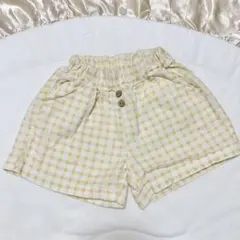 韓国子供服　oottbebe オトベベ　ギンガムチェックパンツ　S 90相当
