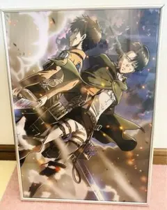 進撃の巨人 リヴァイ エレン アニメポスター