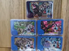 ポケモンフレンダ　六英雄5点セット　レックウザ　ラプラス　バサギリ他2枚