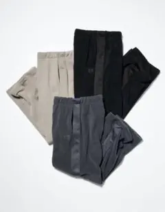 ユニクロ × Needles フリースワイドパンツ ベージュ　サイズL