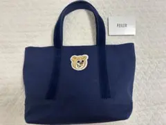 M♡様専用　フェイラー　オールドテディ　ワッペントートバッグ