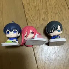 ブルーロック　おねむたん　フィギュア　潔世一　千切豹馬　糸師凛　ガチャ