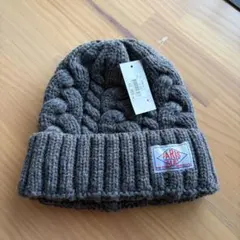 新品未使用☆PARIS JULIET ケーブル編みビーニー グレー