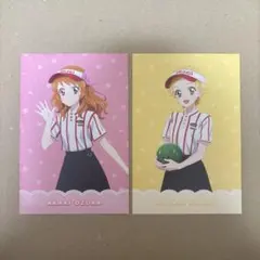 アイカツ ラウンドワン ポストカード 大空あかり 新条ひなき