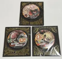 ヒロアカ　爆豪　バースデー　缶バッジ