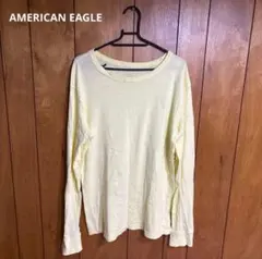 AMERICAN EAGLE イエロー長袖カットソー