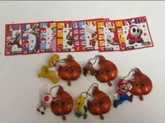 マリオ キャラクターキーホルダー ステッカー セット