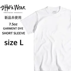 【シャカウェア】新品未使用 7.5oz ガーメントダイ Tシャツ ホワイト L