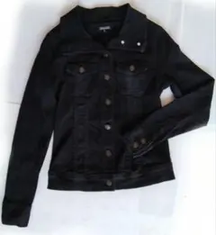 ブラックデニムジャケット