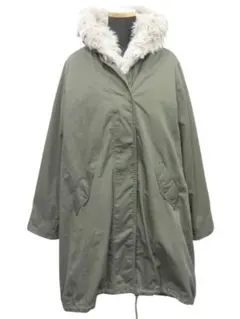 アースミュージックエコロジー モッズコート(カーキ)