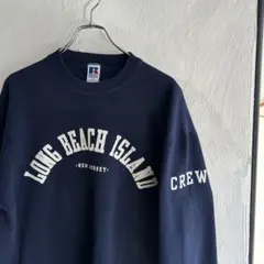90S USA製 RUSSELL ATHLETIC スウェット ネイビー