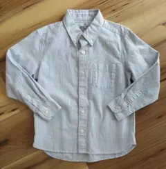 未使用★ 無印良品 長袖シャツ 120 綿100%