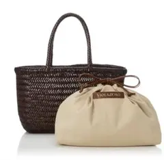 新品☆ヴィオラドーロ レザーメッシュ ゴートレザー 編み込 水牛革 トートバッグ