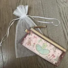 バレエ　ペンケース　シルビア　チャコット　巾着　シアー　クリア　たけいみきのサムネイル