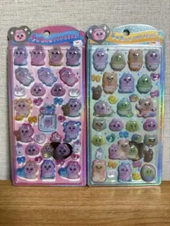 【正規品】 おぱんちゅうさぎ うるちゅるPOPシール 2枚セット