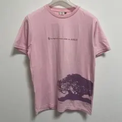 AIGLE プリントTシャツ ピンク Lサイズ