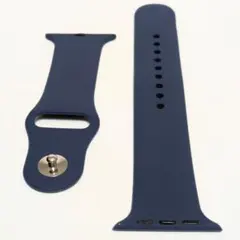 AppleWatch　シリコンバンド　42/44/45mm　Lサイズ　紺色