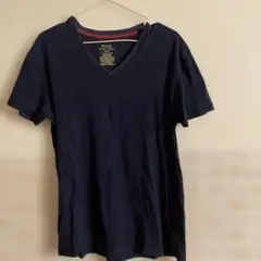 Polo Ralph Lauren ネイビー Vネック Tシャツ M
