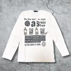 00s mr ヘンリーネック ロンT ホワイト アーカイブ y2k 日本製