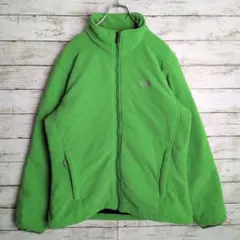 THENORTHFACE ノースフェイス フリースジャケット 刺繍ロゴ グリーン