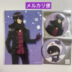 銀魂　銀八先生 高杉晋助　缶バッジ　ミニキャラ　ブロマイド　ゆきがっせん！