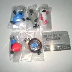 パペットスンスン　めじるしアクセサリー　全5種コンプリート　ガチャ