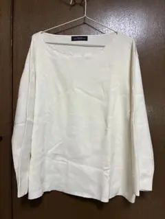 GREEN LABEL RELAXING アイボリー長袖トップス