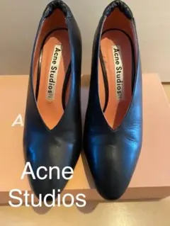 acne studious aja vneck アクネ スムースレザーパンプスのサムネイル