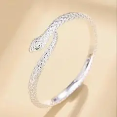 蛇デザイン シルバー
