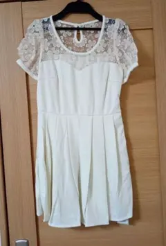 INGNI花レースシアーフレアワンピース