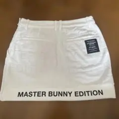 超美品 マスターバニーエディション ゴルフ スカート ホワイト サイズ0