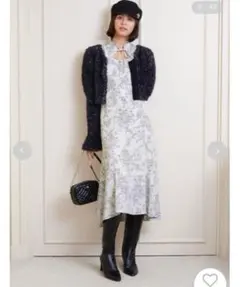 SNIDEL Sustainableデコルテオープンバリエワンピース