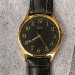 SEIKO QUARTZ セイコー メンズ腕時計 黒文字盤7431のサムネイル