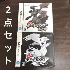 【外箱付き】ポケットモンスター ブラック ホワイト セット ポケモン DS