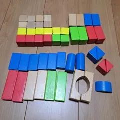積み木　ハぺ　49ピースのサムネイル