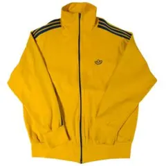 80s adidas アディダス ジャージ トラックジャケット イエロー 黄色