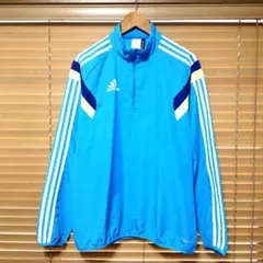 adidas ピステ 上着 ウォームアップ 薄手 サッカー ウィンドブレーカー
