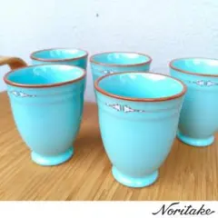 Noritake STONEWAREターコイズブルー グラス 酒器 10客セット - メルカリ