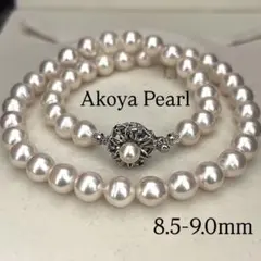 テリ強✨大珠 あこや真珠 9.0mm ネックレス バロックパール アコヤ本真珠