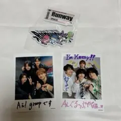 Aぇ! group Runway ミニフォト　ぷくぷくシール　集合