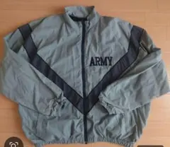 ARMYロゴ ナイロンジャケット オリーブグリーン